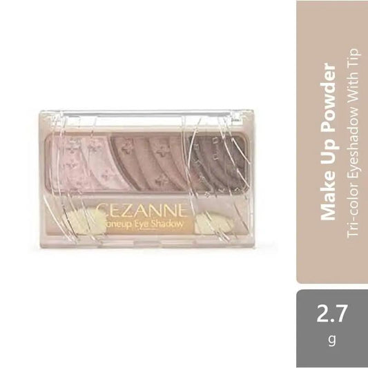cezanne-toneup-eye-shadow-01-natural-brown-04-pink-brown-06-orange-cassis-07-red-brown-tri-color-eyeshadow-with-tip product image 1