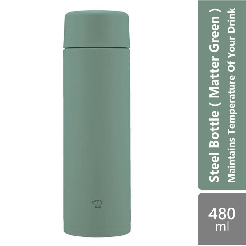 zojirushi-stainless-steel-twist-open-mug-sm-za-zb-48-480ml-matte-greenlilac-purple-maintains-temperature-of-drink product image 1