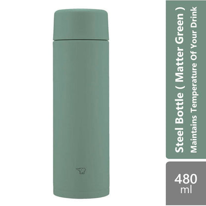 zojirushi-stainless-steel-twist-open-mug-sm-za-zb-48-480ml-matte-greenlilac-purple-maintains-temperature-of-drink product image 1