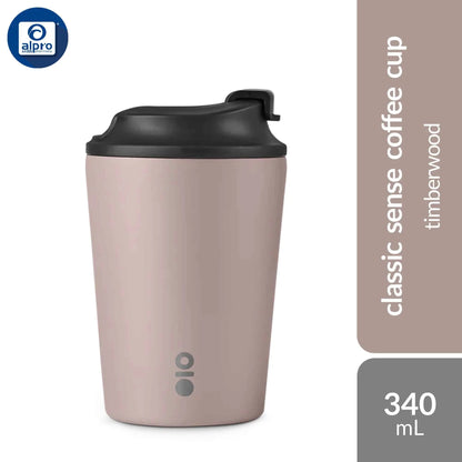 montigo-sense-coffee-cup-340ml-butter-cream-frozen-stone-grey-frozen-vacuum-insulation-to-retain-temperature-timber-wood