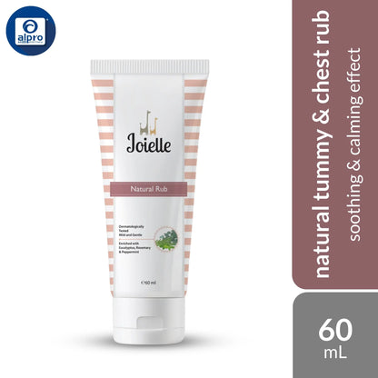Joielle Natural Rub 60g | Enriched with Eucalyptus, Rosemary & Peppermint Joielle