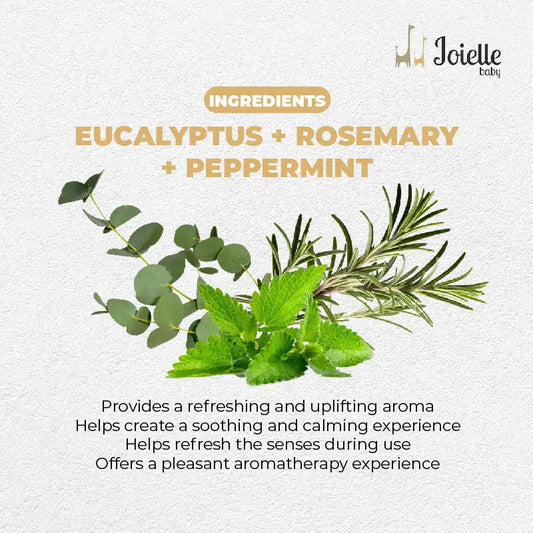 Joielle Natural Rub 60g | Enriched with Eucalyptus, Rosemary & Peppermint Joielle