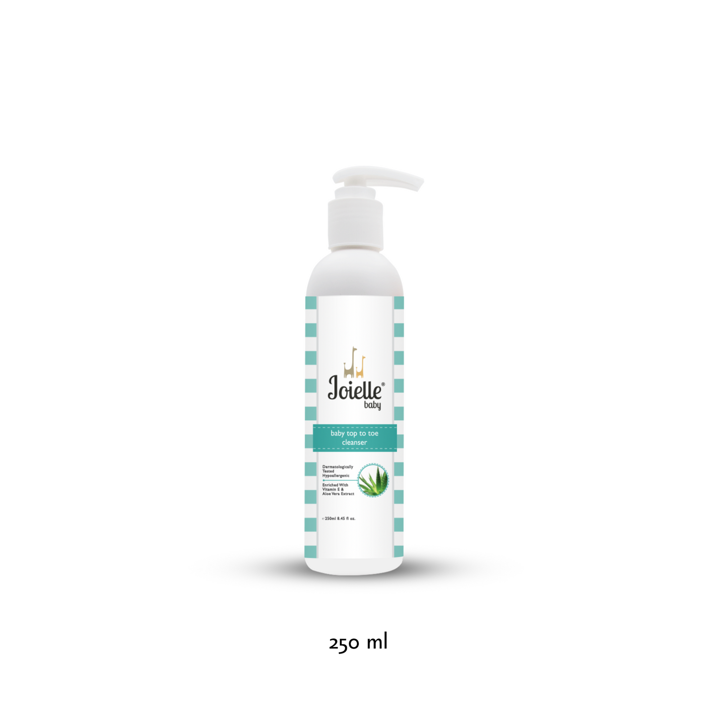 Joielle Baby Top to Toe Cleanser 250mL | with Vitamin E & Soothing Aloe Vera Extract Joielle