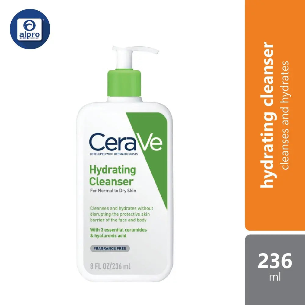 Cerave Hydrating Cleanser 236ml | Cleanses And Hydrates Cerave
