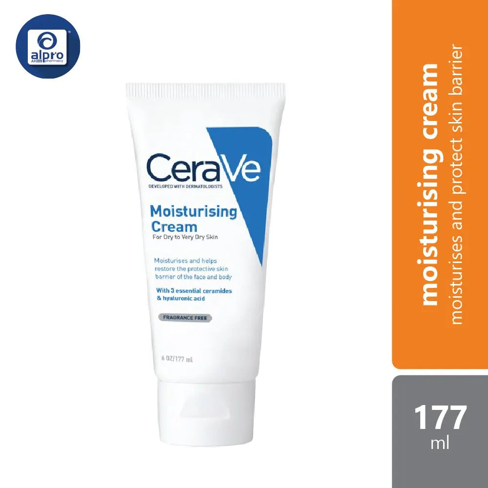 Cerave Moisturizing Cream 177ml | Restore The Look And Feel Of Smooth Cerave