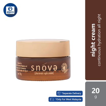 snova-plaziental-night-cream-20g-non-muslim-friendly-for-anti-aging-reparing-and-wrinkle-smoothing