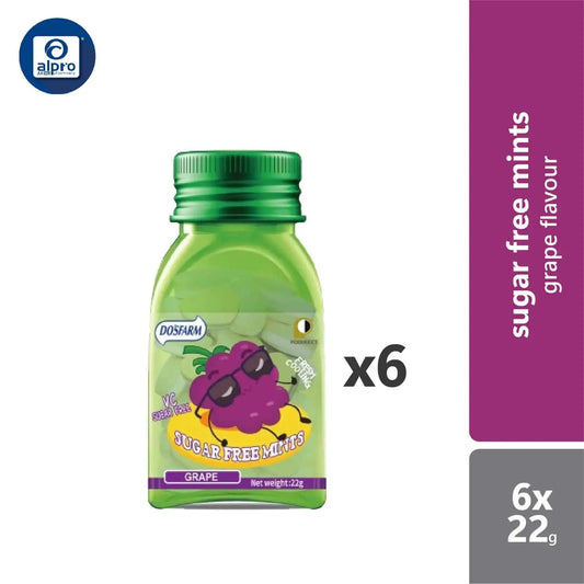 dosfarm-sugar-free-mint-candy-6-x-22g-bottles-grape-peach-watermelon-grape