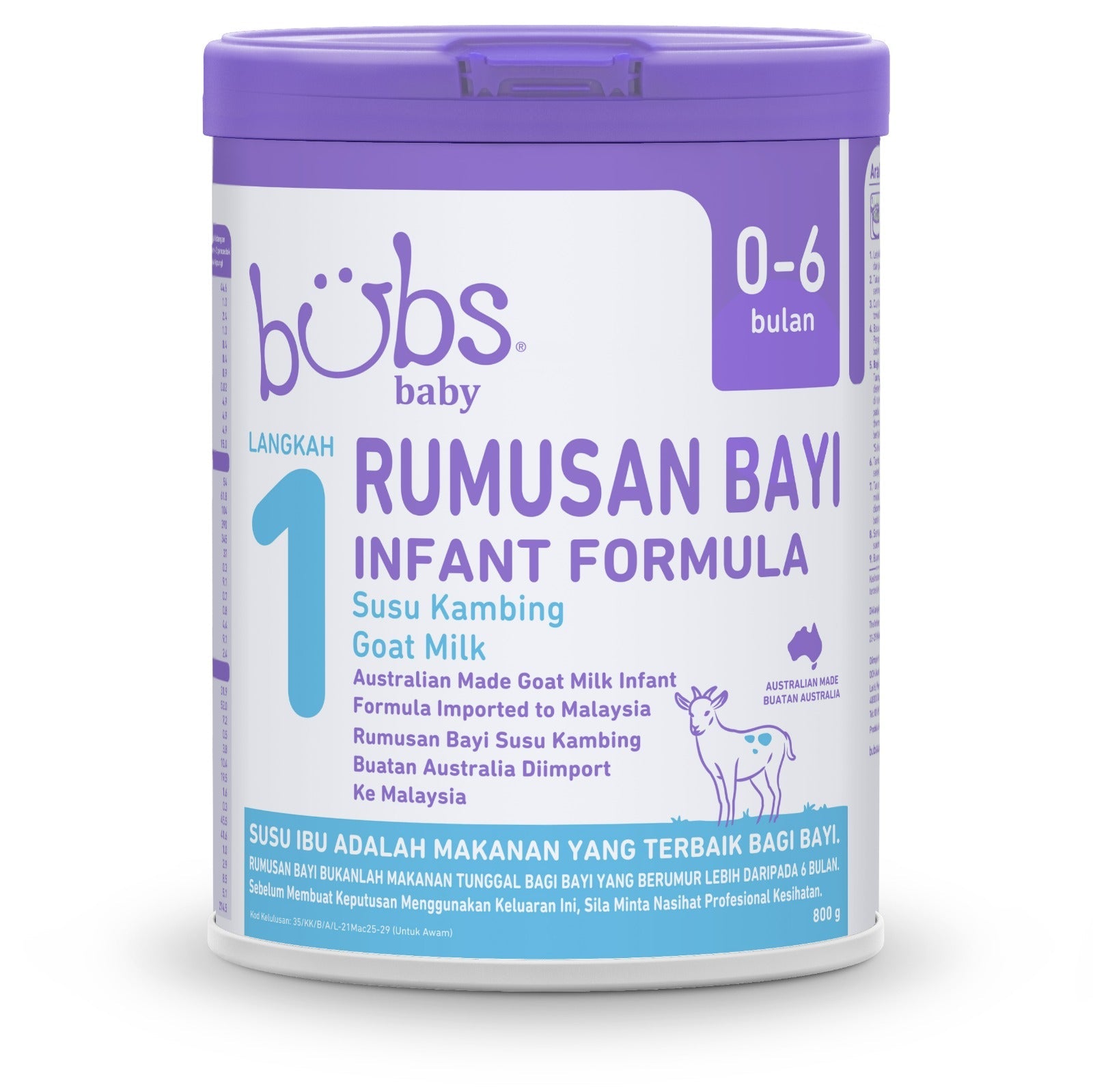 Bubs Organic Grass Fed Junior Nutrition S4 600g | Pure Nutrition Bubs