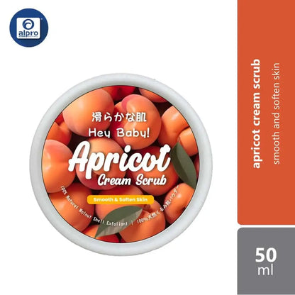GSO Mini Hey Baby! 50ml (Apricot Cream Scrub/ Avocado Cream Scrub/ Clear Nose Scrub) Alpro Pharmacy