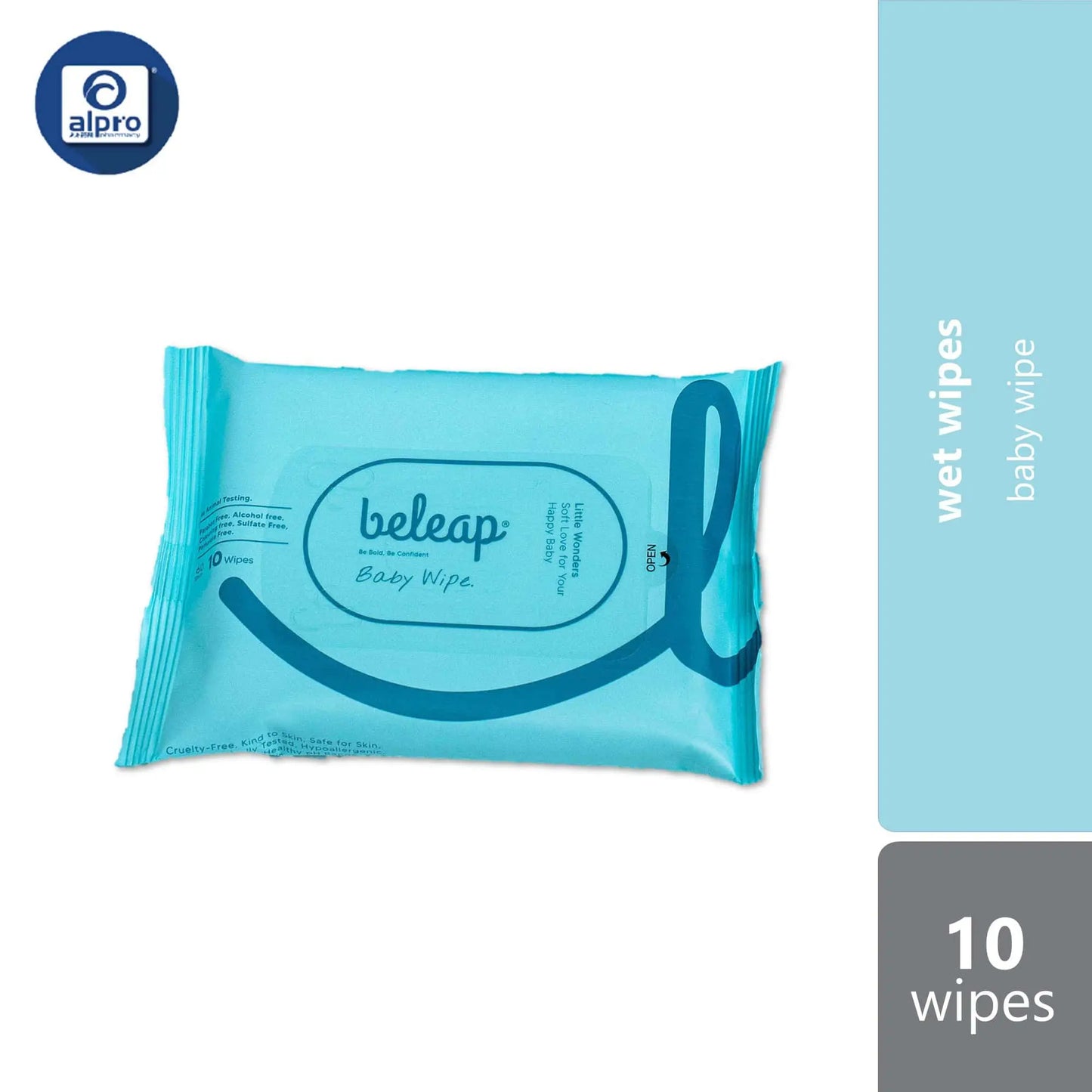 beleap-biodegradable-wet-wipe-tissue-baby-10s-40s-10-sheets