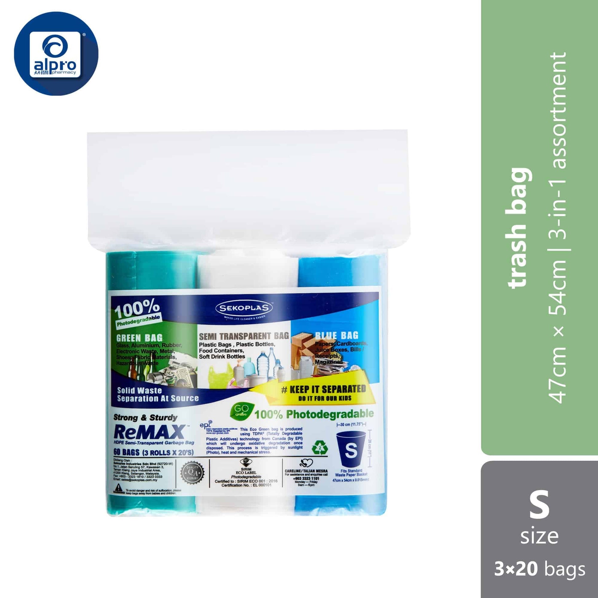 sekoplas-remax-3-in-1-roll-photo-s-m-l-segregation-garbage-bag product image 1
