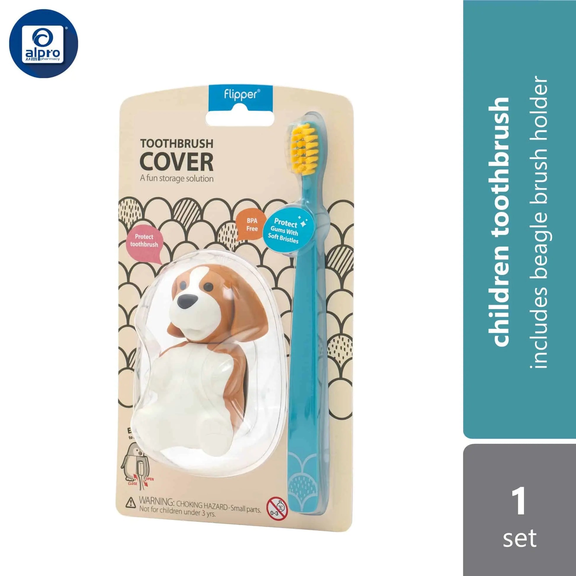 flipper-fun-animal-kids-combo-beagle-cat-cow-elephant-lion-giraffe-panda-penguin-turtle-1s-includes-animal-b product image 1