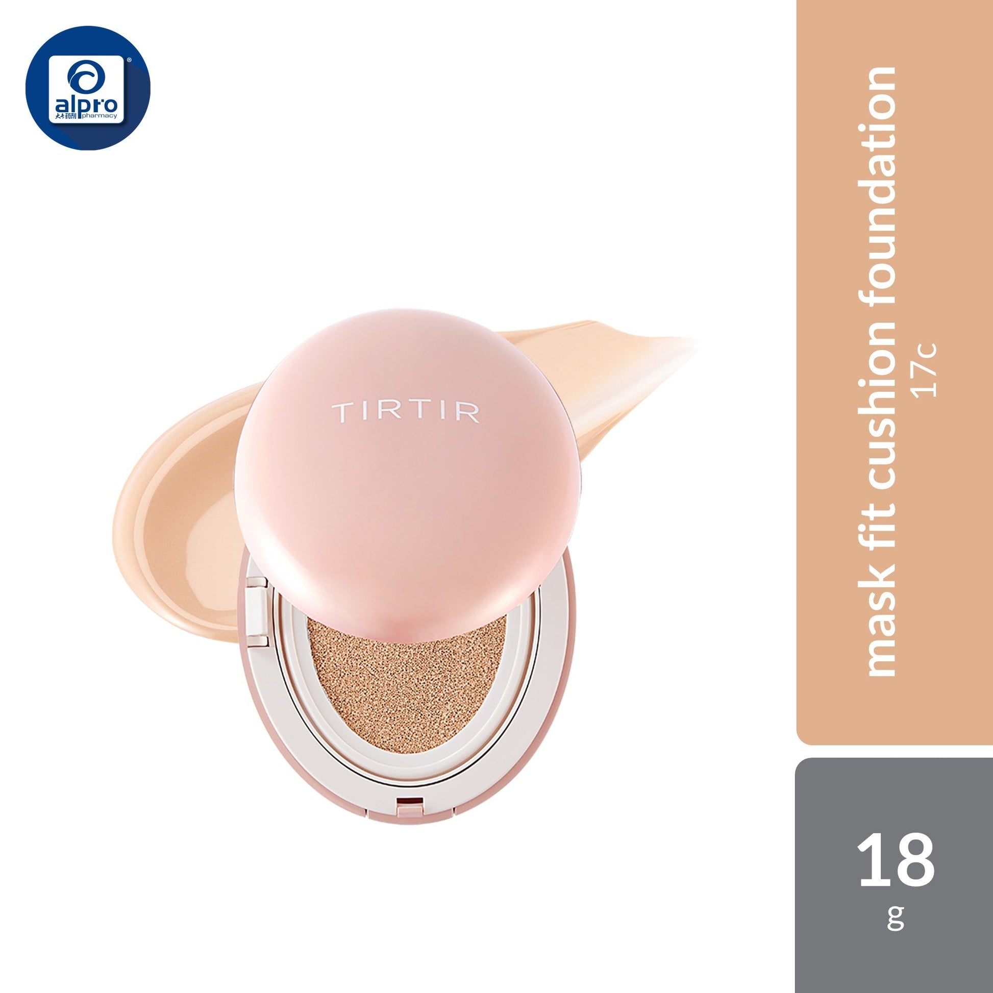 TIRTIR Mask Fit All-Cover Cushion 18G (17c/21n/23n) Alpro