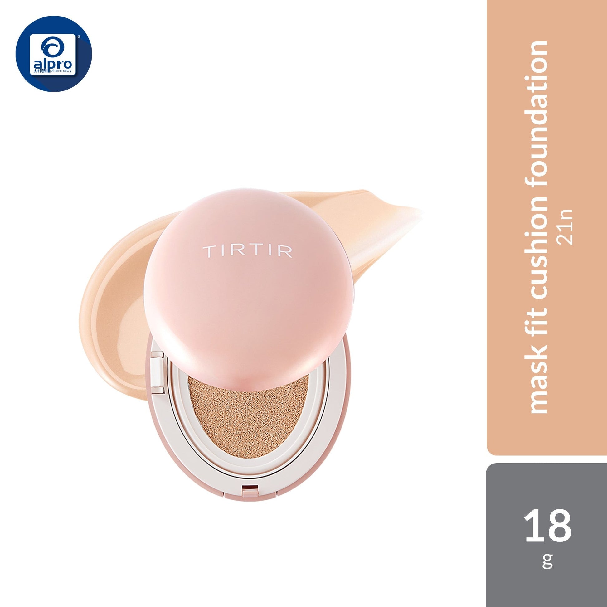 TIRTIR Mask Fit All-Cover Cushion 18G (17c/21n/23n) Alpro