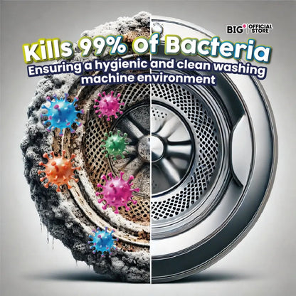 Big+ Active CleanMax Washer Cleaner 125g ×3s | Eliminate Odours & Compatible To All Washing Machines Big+
