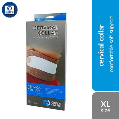 grace-care-cervical-collar-with-soft-foam-cf330-size-s-m-l-xl-comfortable-soft-support product image 1