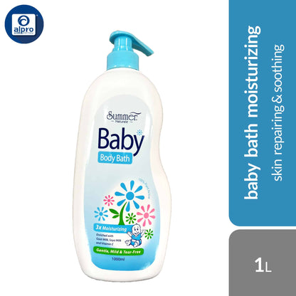 summer-baby-bath-relaxing-moisturizing-1l-mild-and-tear-free-cleanser product image 1