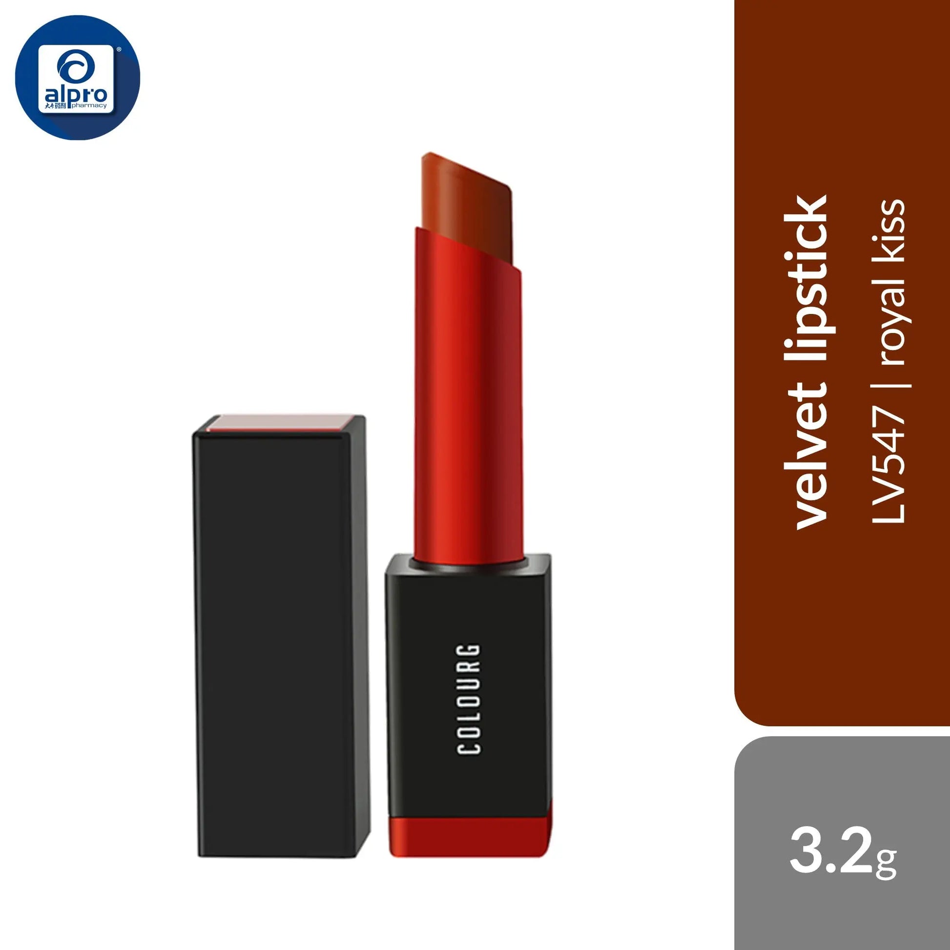 ColourG Velvet Lipstick | Soft High Intensity Pigment ColorG