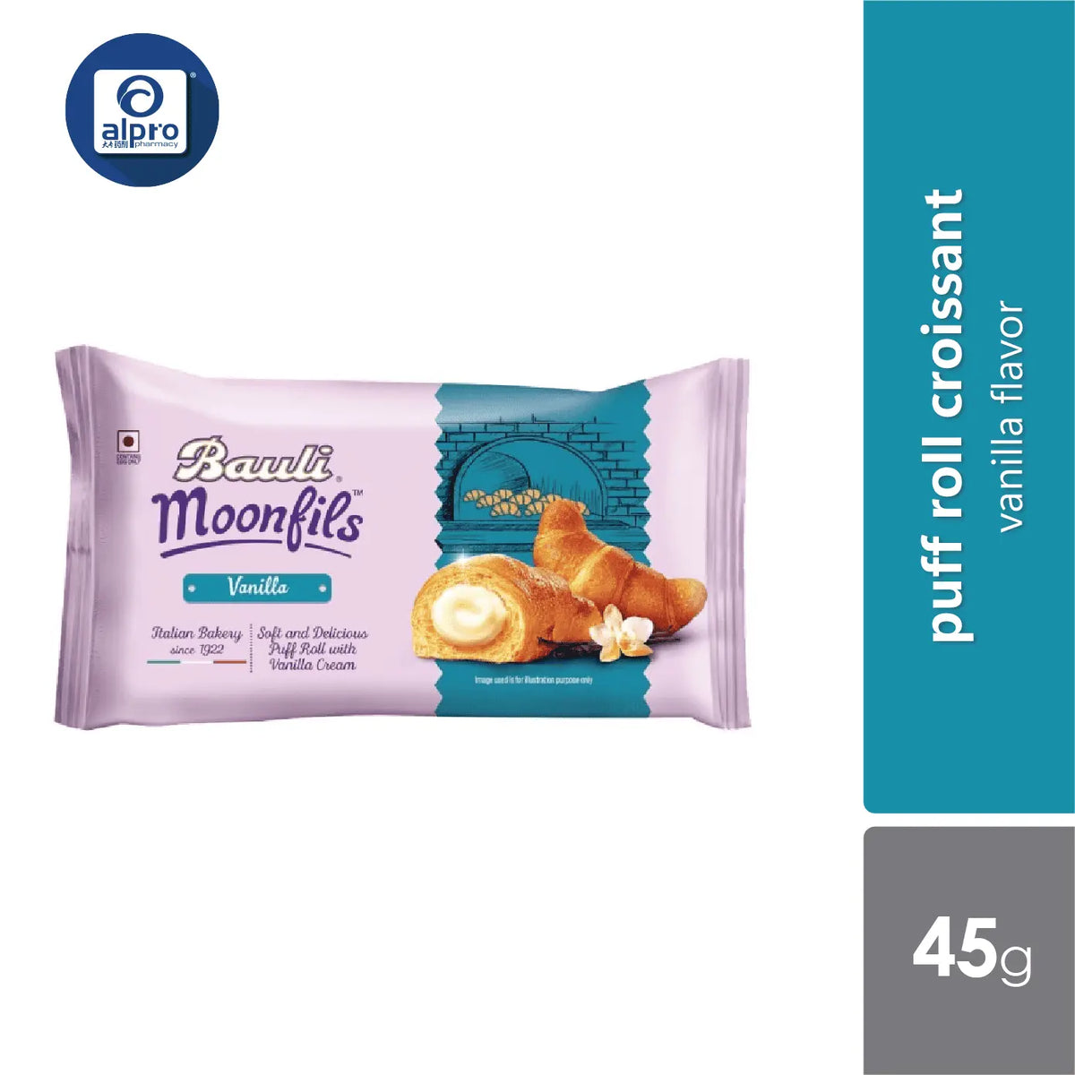 bauli-moonfils-45g-vanilla-strawberry-cheese-chocolate-soft-fluffy-croissant product image 1