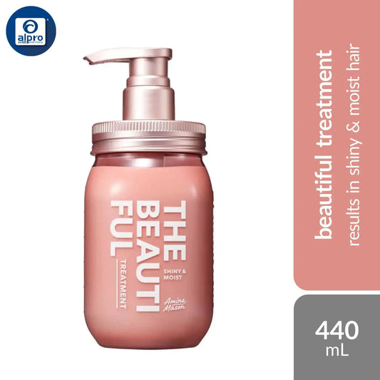amino-mason-the-beautiful-shiny-moist-shampoo-treatment-repair-stressed-damaged-hair product image 1