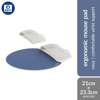 Curble Mouse Pad 1s (Grey/ Orange/ Navy/ Black) | Ergonomic Design Alpro Pharmacy