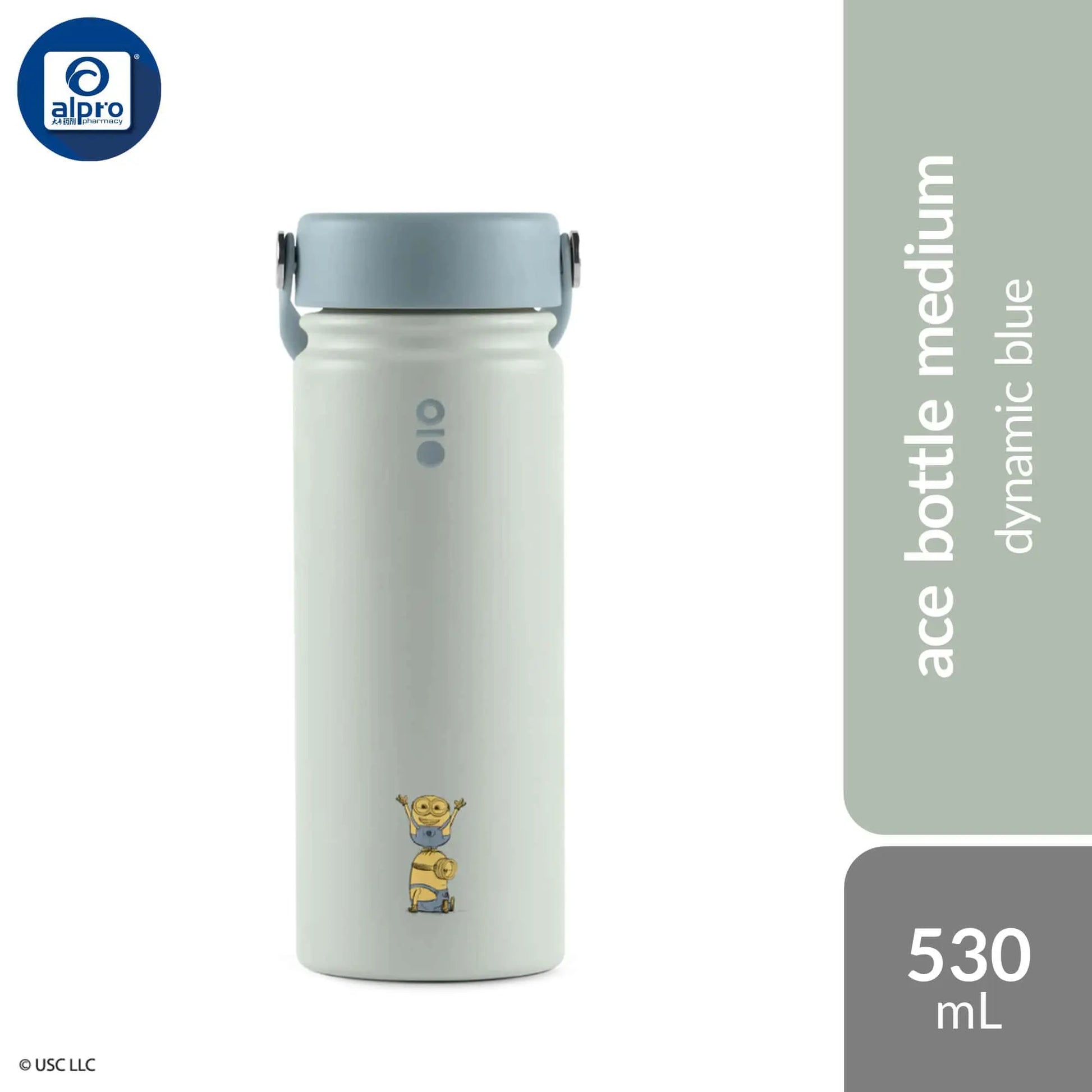 montigo-ace-bottle-medium-minion-limited-edition-dynamic-yellow-energetic-blue-530ml-double-wall-vacuum-insulation product image 1