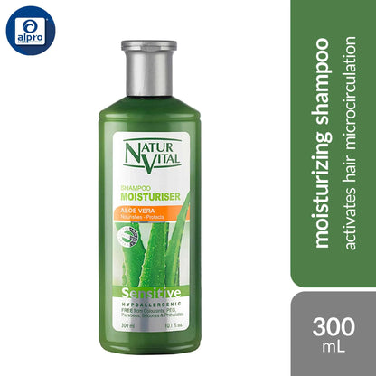 naturvital-sensitive-shampoo-revitalising-anti-dandruff-moisturiser-oily-hair-frequent-use-300ml-increase-hair-h product image 1