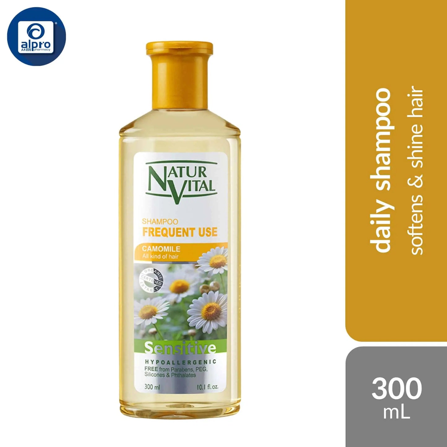naturvital-sensitive-shampoo-revitalising-anti-dandruff-moisturiser-oily-hair-frequent-use-300ml-increase-hair-h product image 1