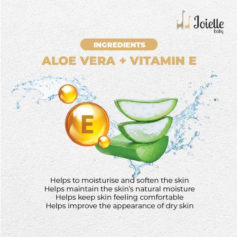 Joielle Baby Cream 100g | with Vitamin E & Soothing Aloe Vera Extract Joielle