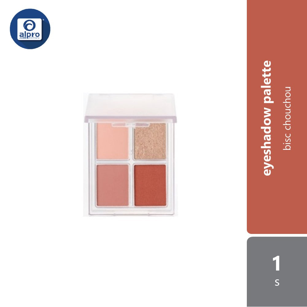 iromikke 4C Eyeshadow Palette (Bisc Chouchou/Teracotta Pipi/Fierte Noir/Chic Marron/Coquelicot Ange/Cocoa Orange/Rose M) iromikke