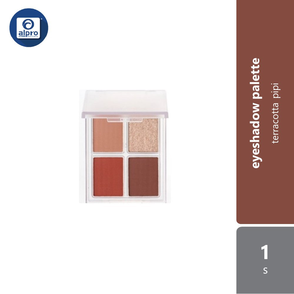 iromikke 4C Eyeshadow Palette (Bisc Chouchou/Teracotta Pipi/Fierte Noir/Chic Marron/Coquelicot Ange/Cocoa Orange/Rose M) iromikke