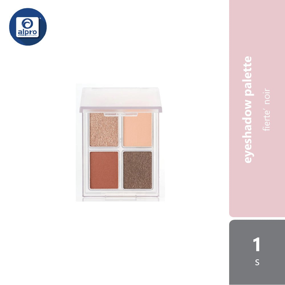 iromikke 4C Eyeshadow Palette (Bisc Chouchou/Teracotta Pipi/Fierte Noir/Chic Marron/Coquelicot Ange/Cocoa Orange/Rose M) iromikke