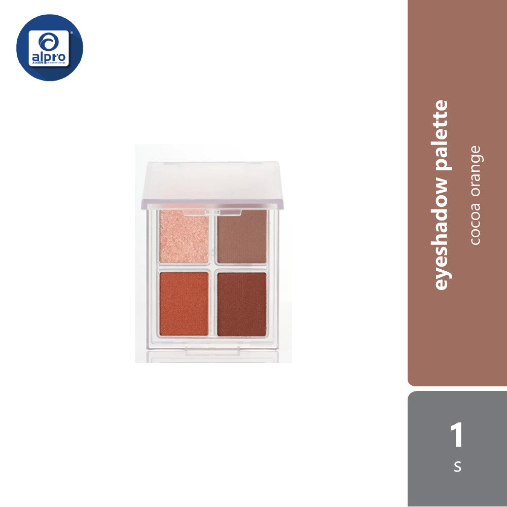 iromikke 4C Eyeshadow Palette (Bisc Chouchou/Teracotta Pipi/Fierte Noir/Chic Marron/Coquelicot Ange/Cocoa Orange/Rose M) iromikke