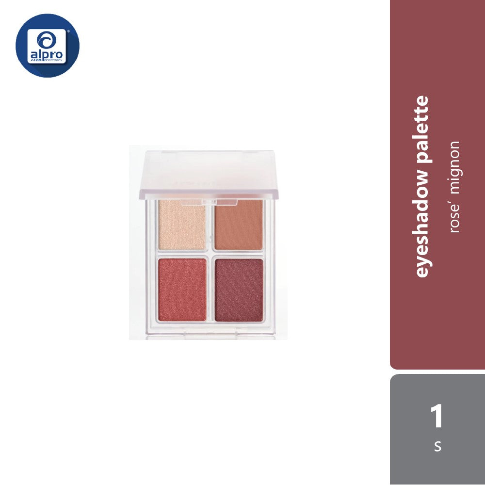 iromikke 4C Eyeshadow Palette (Bisc Chouchou/Teracotta Pipi/Fierte Noir/Chic Marron/Coquelicot Ange/Cocoa Orange/Rose M) iromikke