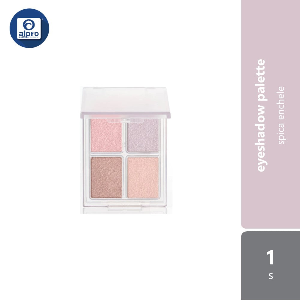 iromikke 4C Eyeshadow Palette (Bisc Chouchou/Teracotta Pipi/Fierte Noir/Chic Marron/Coquelicot Ange/Cocoa Orange/Rose M) iromikke