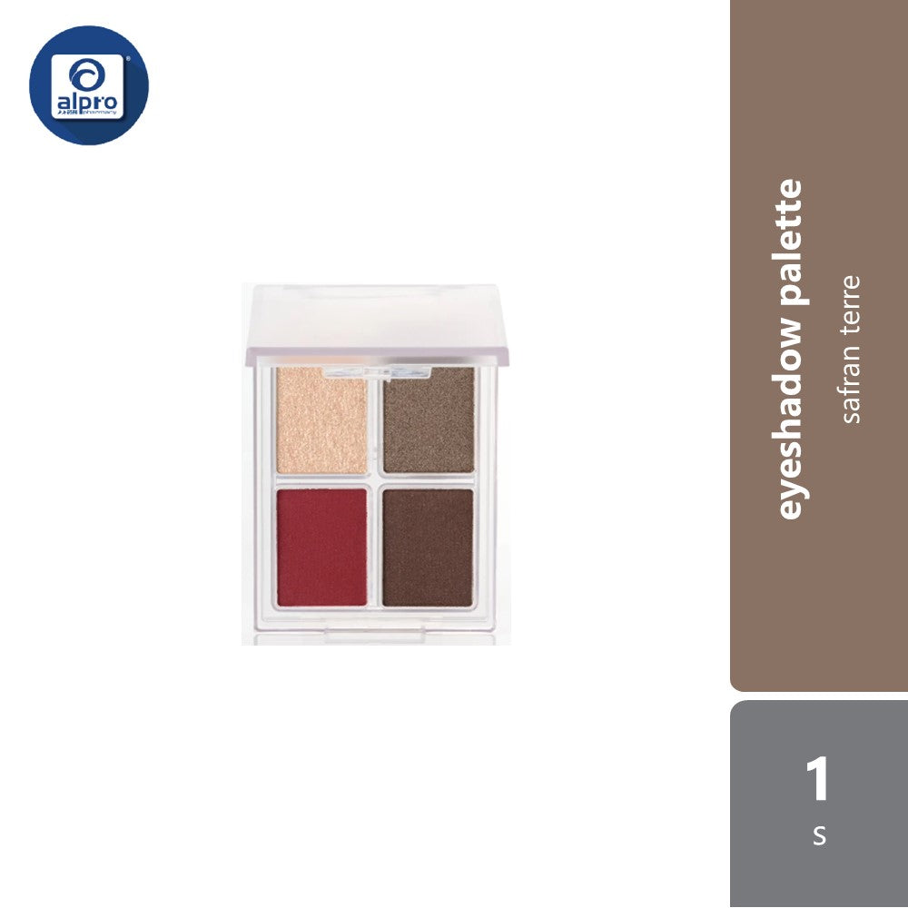 iromikke 4C Eyeshadow Palette (Bisc Chouchou/Teracotta Pipi/Fierte Noir/Chic Marron/Coquelicot Ange/Cocoa Orange/Rose M) iromikke