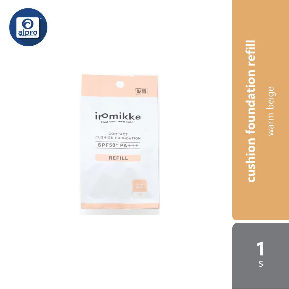 iromikke Compact Cushion Foundation Refill (Porcelain/Pink Ocher/Warm Beige) iromikke
