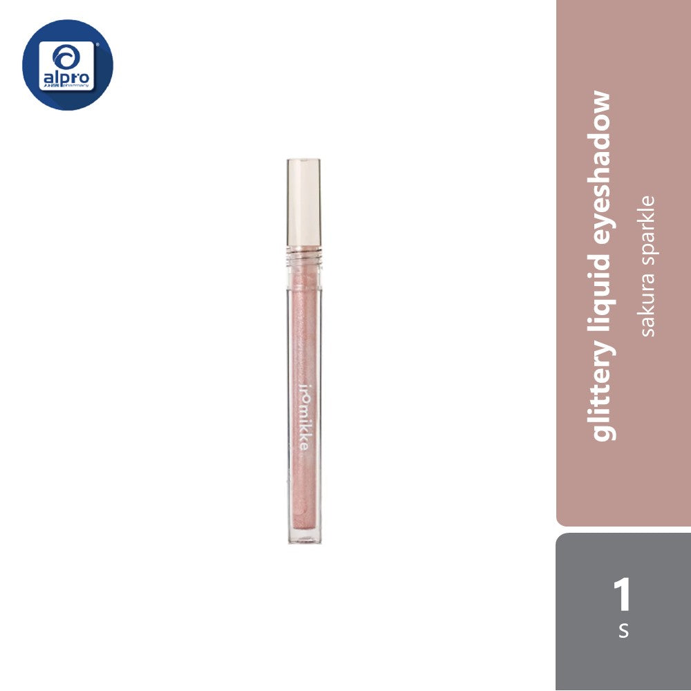iromikke Glittery Liquid Eyeshadow 1s (Champagne Sparkle/Crystal Sparkle/Pink Rose Sparkle/Peach Sparkle/Sakura Sparkle) iromikke