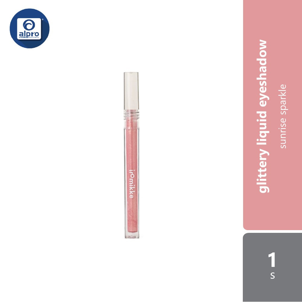 iromikke Glittery Liquid Eyeshadow 1s (Champagne Sparkle/Crystal Sparkle/Pink Rose Sparkle/Peach Sparkle/Sakura Sparkle) iromikke