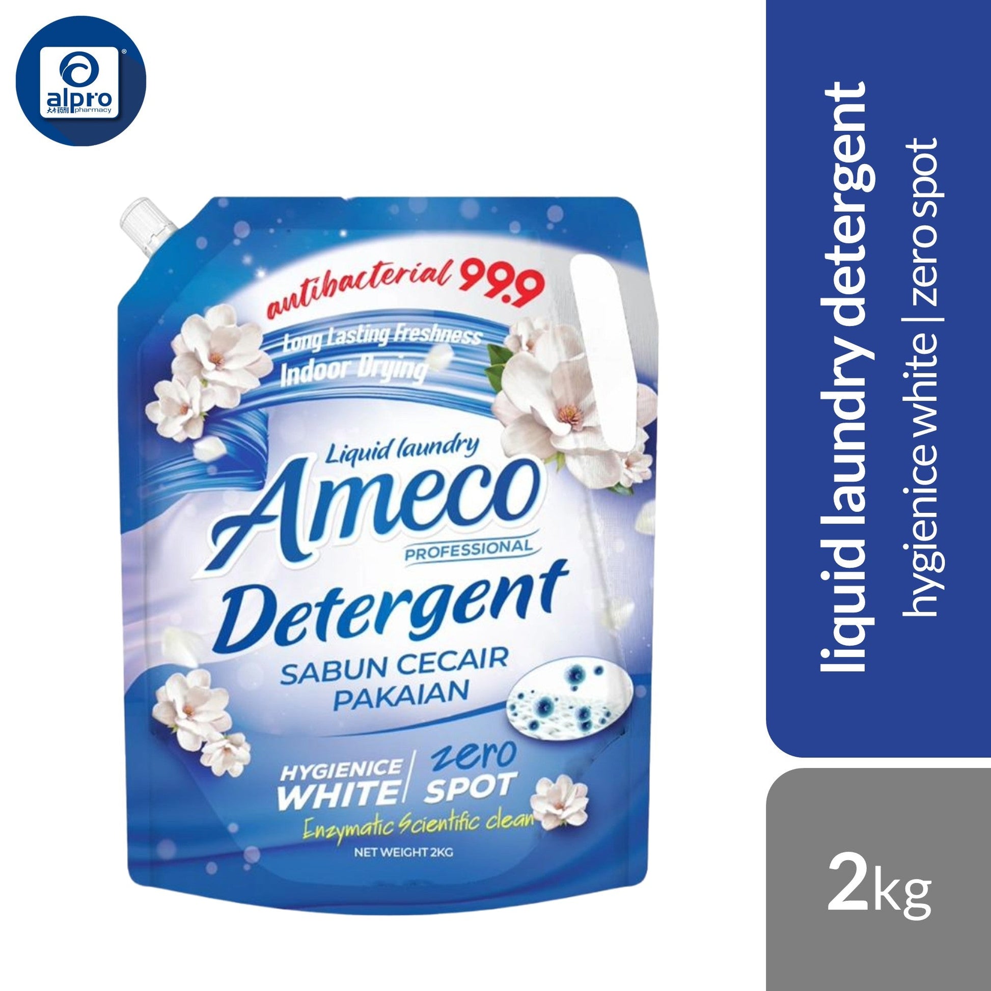 [Group Buy Delivery Start: 24/8/2026] Ameco Professional Liquid Detergent 2kg (Hygienice White/Fresh Shield/Colour Care) Group Buy