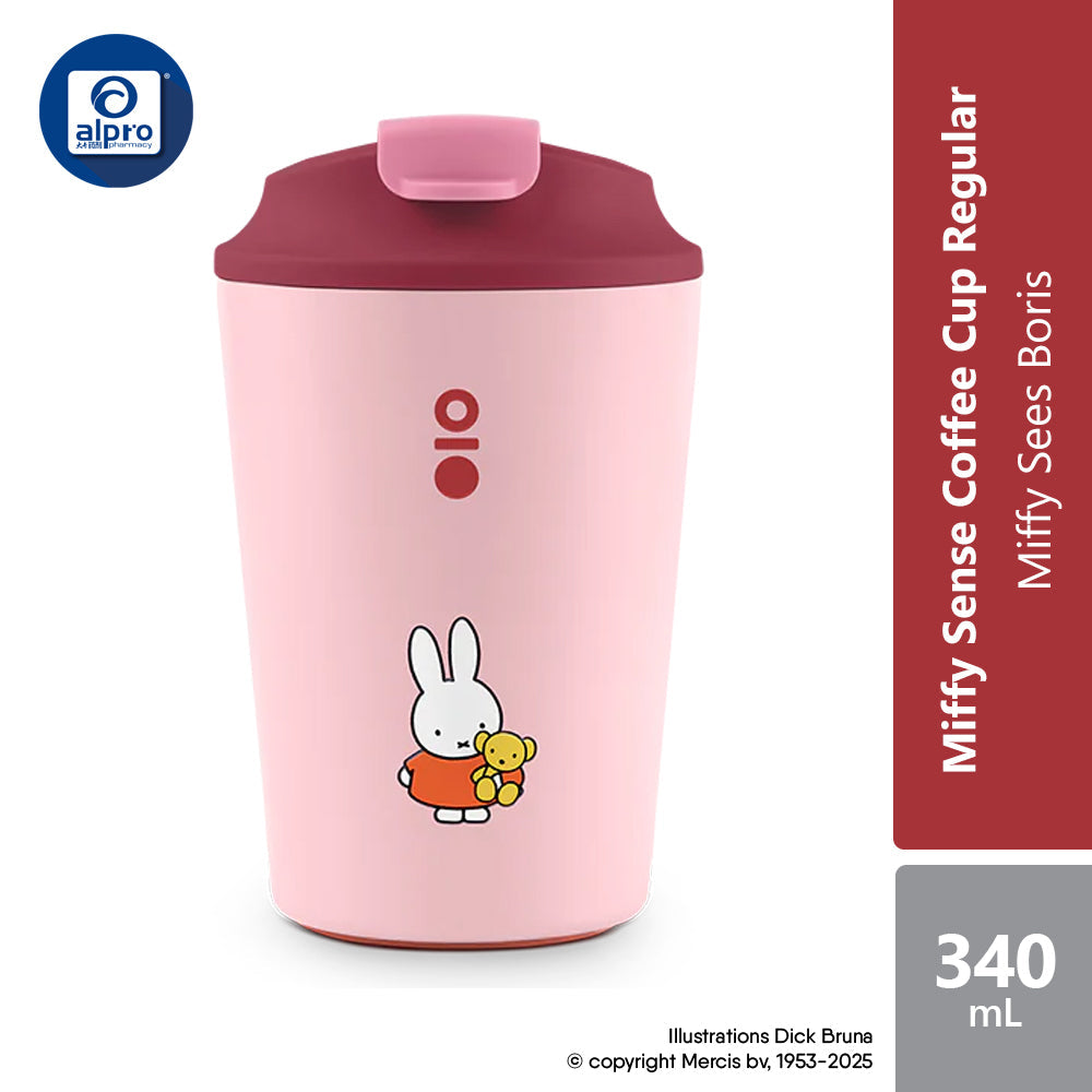 Montigo Miffy Sense Coffee Cup Regular 340mL (Miffy Sees Boris/ Miffy Is Bored/ Miffy Comes Home) Montigo