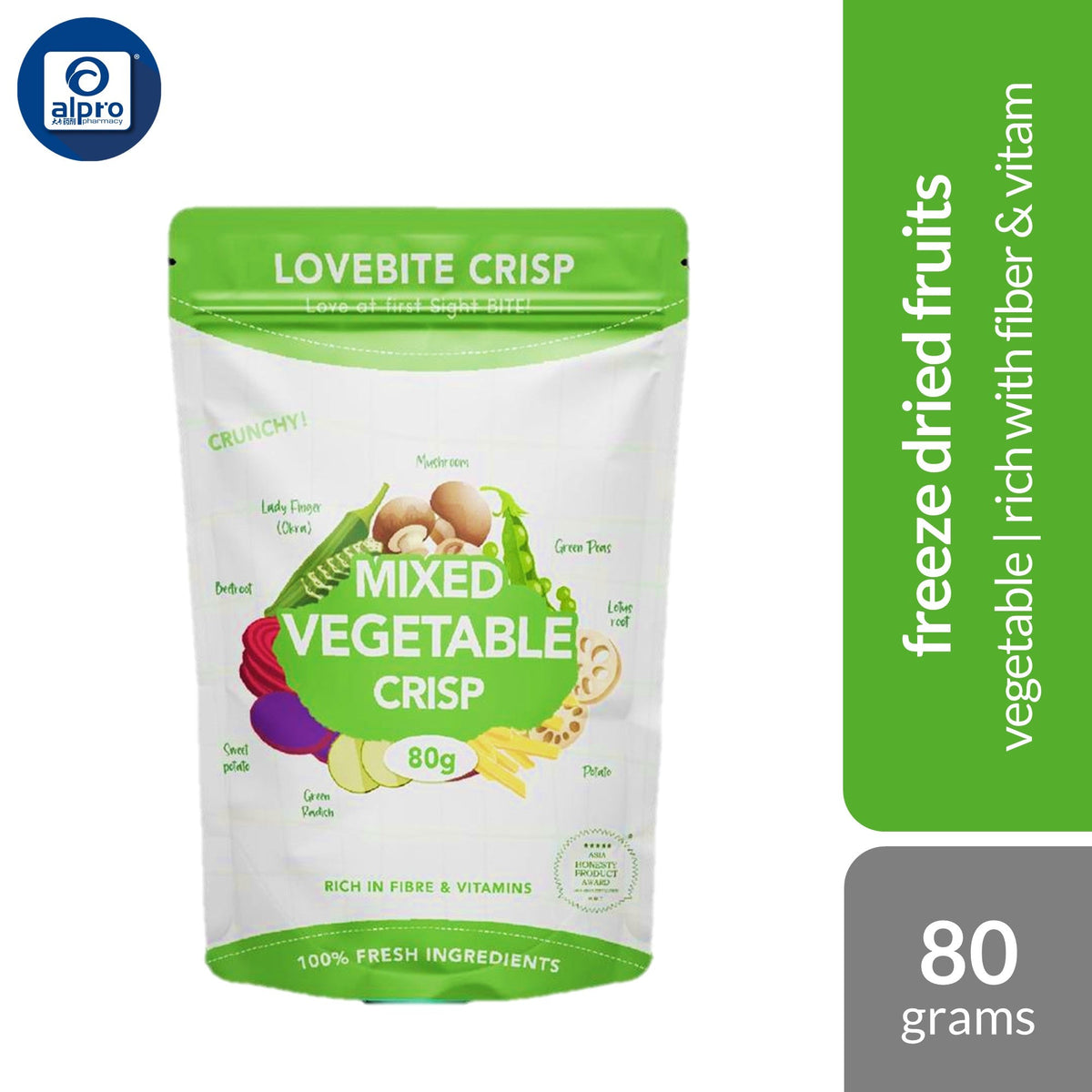 [Group Buy Delivery Starts: 21/9/2026] Lovebite Crisp Freeze-Dried Fruits (Assorted Flavours) LOVEBITE