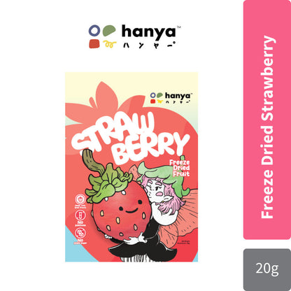Hanya Freeze-Dried Fruit Chips 20g | Kids Healthy Snacks (Strawberry/Banana/Dragonfruit/Apple) Hanya