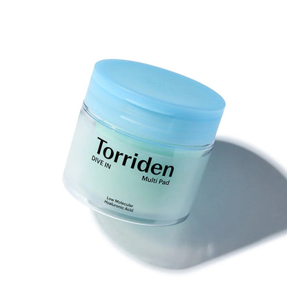 Torriden Dive-In Low Molecular Hyaluronic Acid Multi Pad 80s | Instantly Replenishes Skin Moisture Torriden