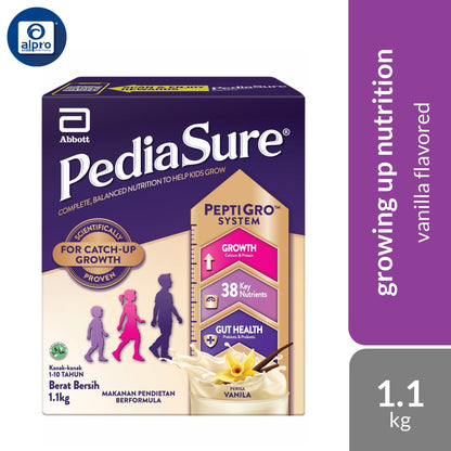 Abbott PediaSure PeptiGro Vanilla 1.1kg | Complete Nutrition for Growing Children Pediasure