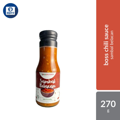 Boss Chili Sauce 270g (Sambal Bleacan/Original/Hot/Extreme Hot) Alpro