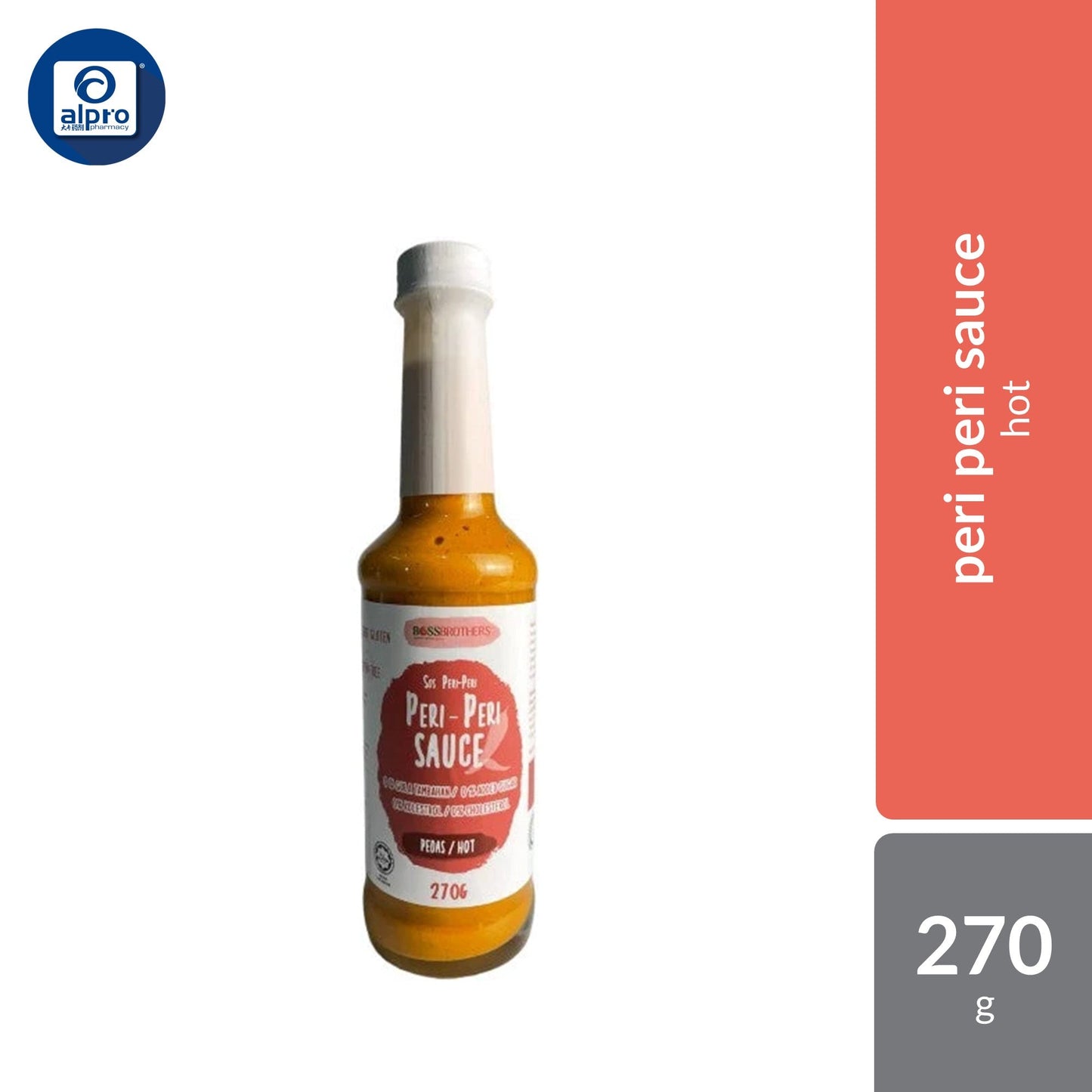 Boss Chili Sauce 270g (Sambal Bleacan/Original/Hot/Extreme Hot) Alpro
