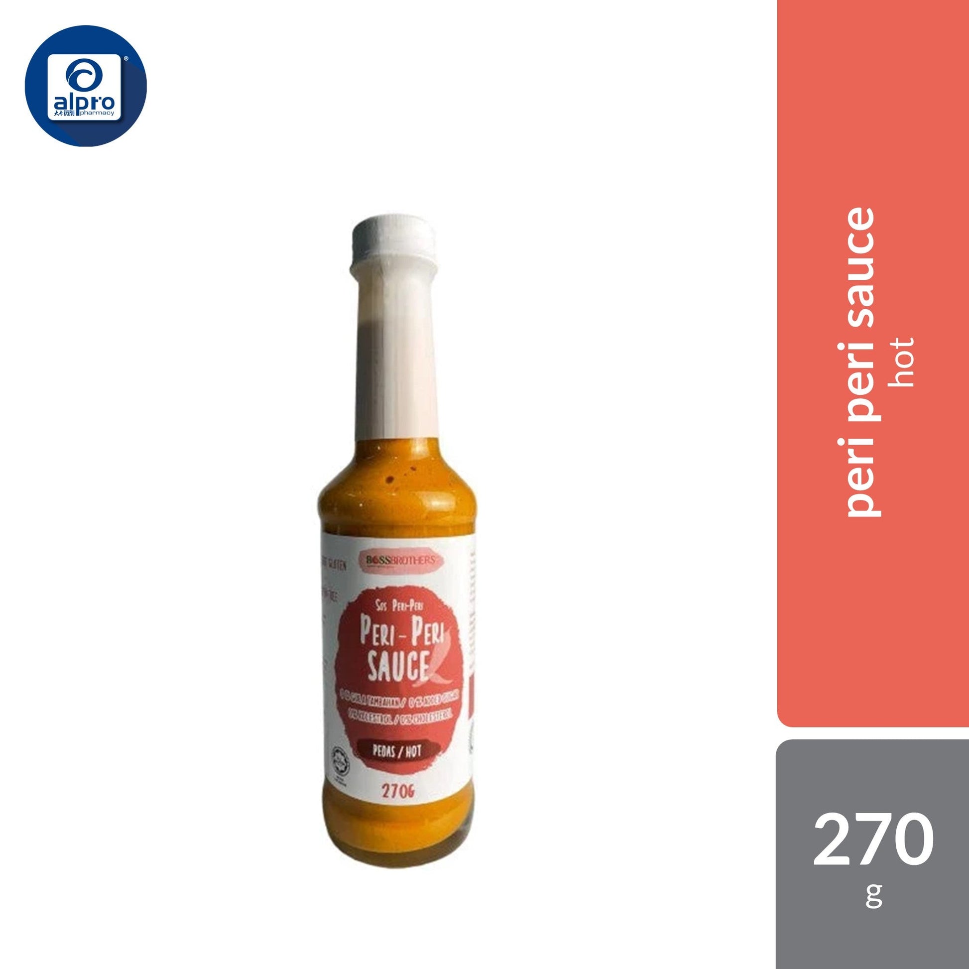 Boss Chili Sauce 270g (Sambal Bleacan/Original/Hot/Extreme Hot) Alpro