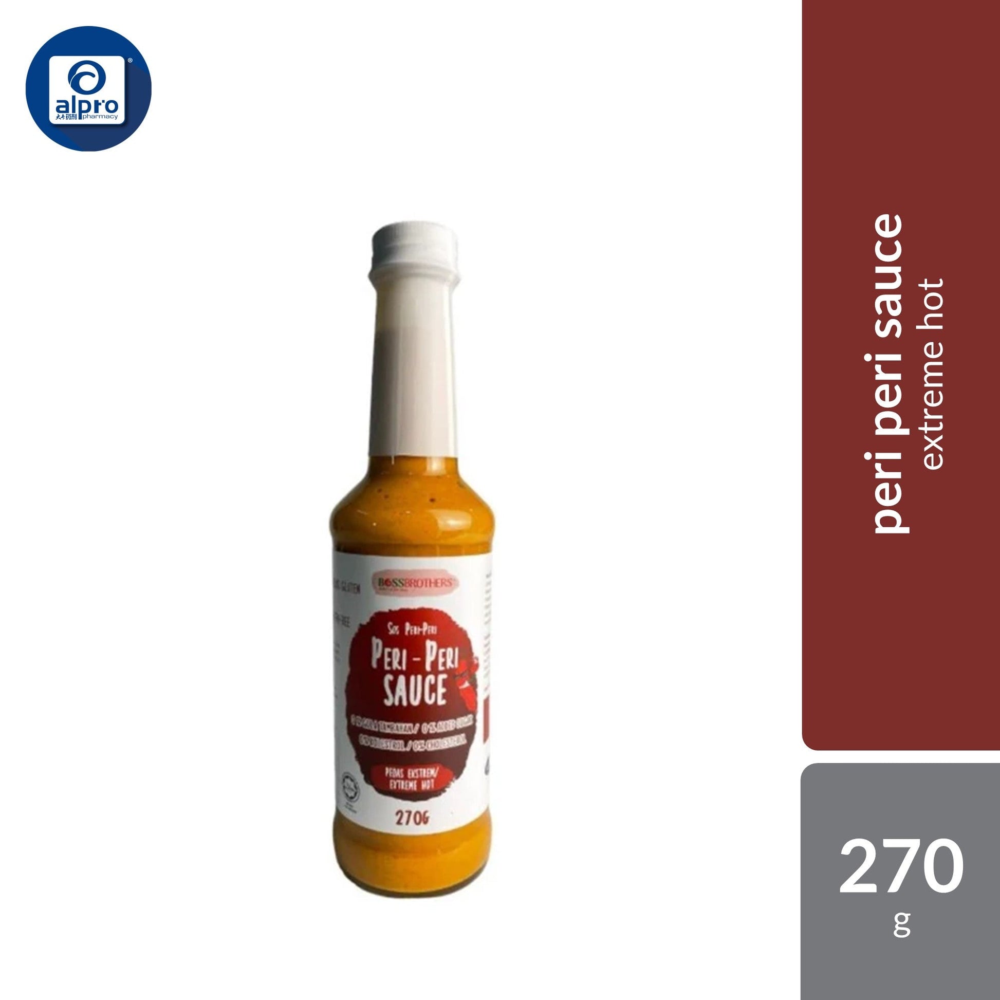 Boss Chili Sauce 270g (Sambal Bleacan/Original/Hot/Extreme Hot) Alpro