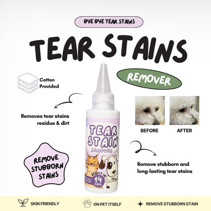 OVO Pet Tear Stains 60mL | Soothes & Cleans Away Eye Discharge OVO Pet